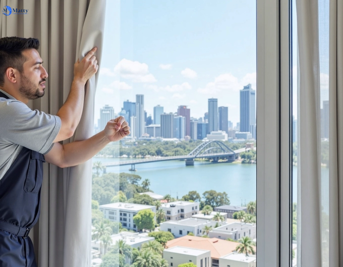 Professional curtain steam cleaning service north-wahroonga-nsw QLD by Matty Curtain Cleaning